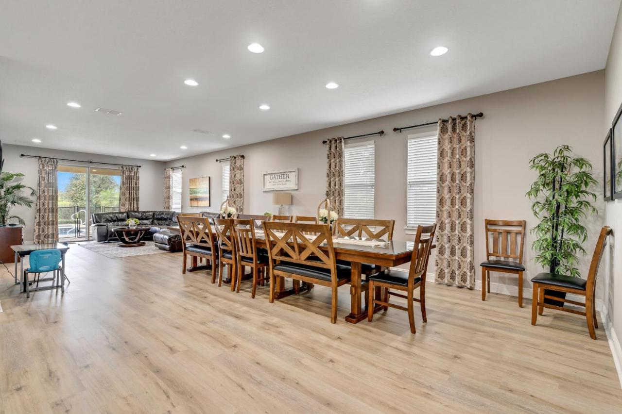 Huge 10 Bdr Family House With Arcades And Free Pool Heat Near Disney Orlando Luaran gambar