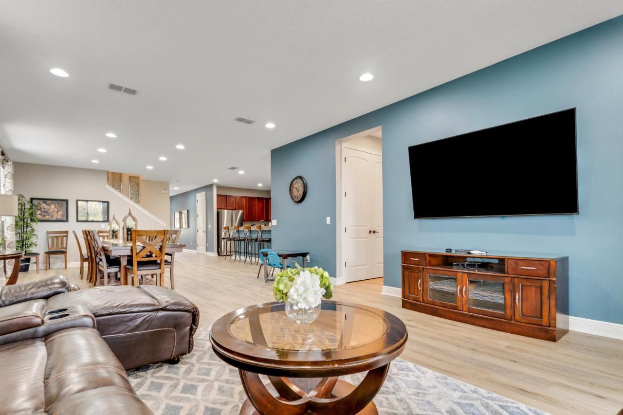 Huge 10 Bdr Family House With Arcades And Free Pool Heat Near Disney Orlando Luaran gambar